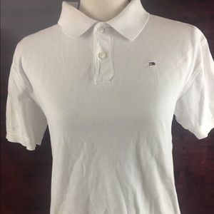 White Tommy Hilfiger Polo Shirt